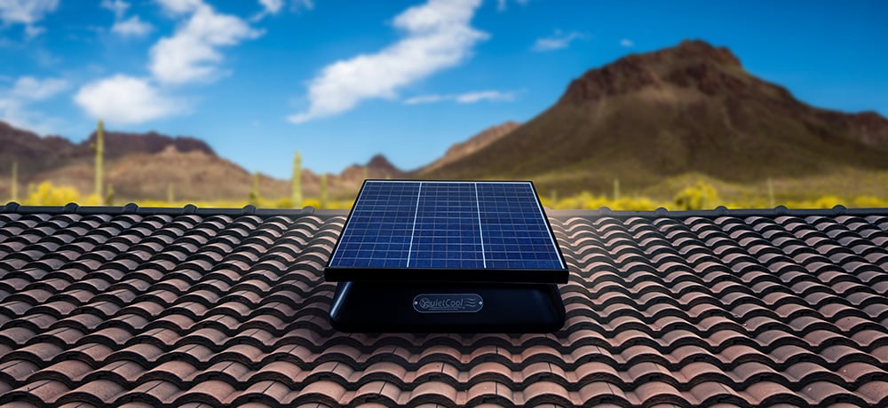 Solar Powered Attic Fan